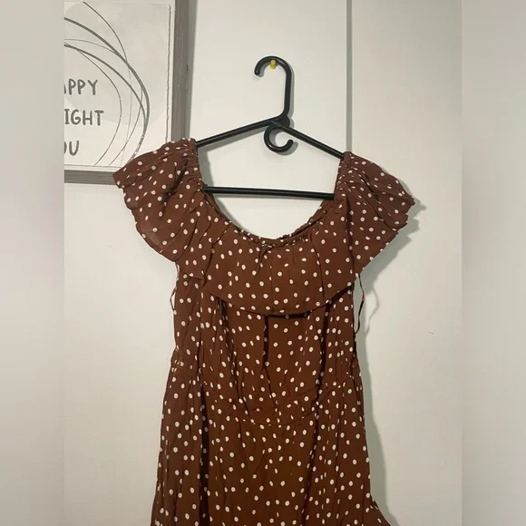 Polka dot mini dress - Picture 4 of 4